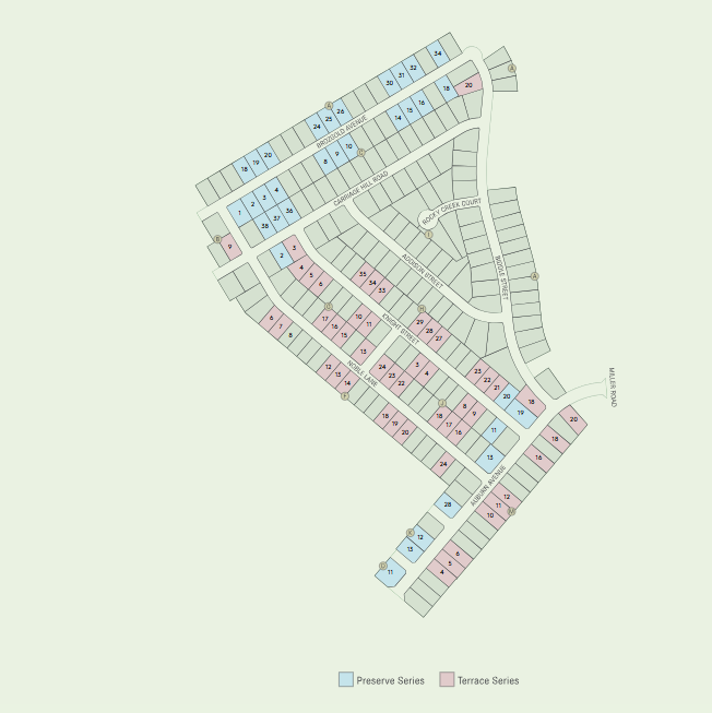 Westside Preserve site plan