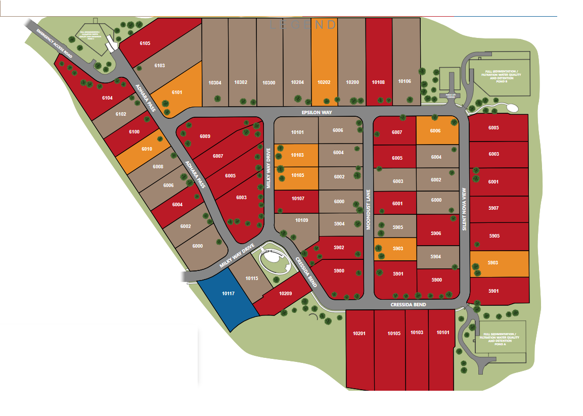 Milky Way at River Place site plan