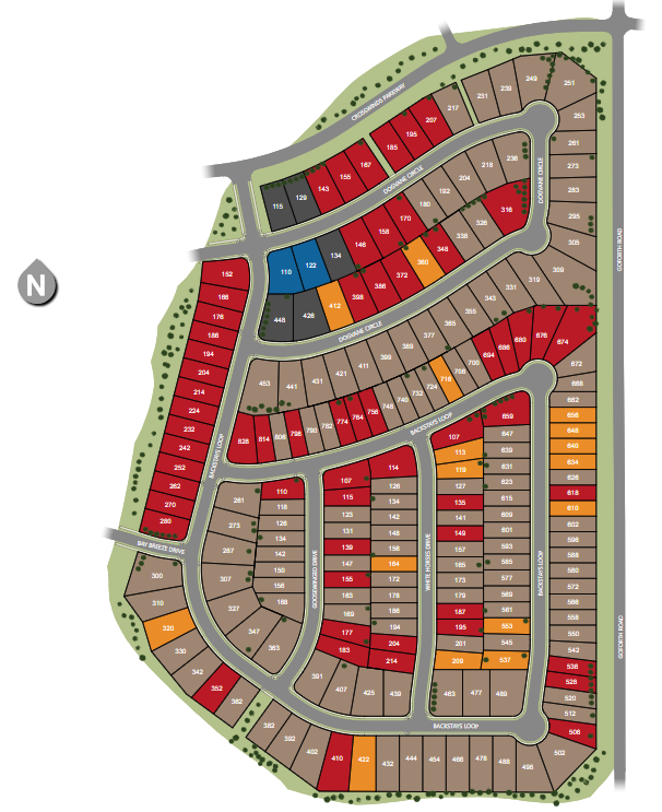 CROSSWINDS site plan