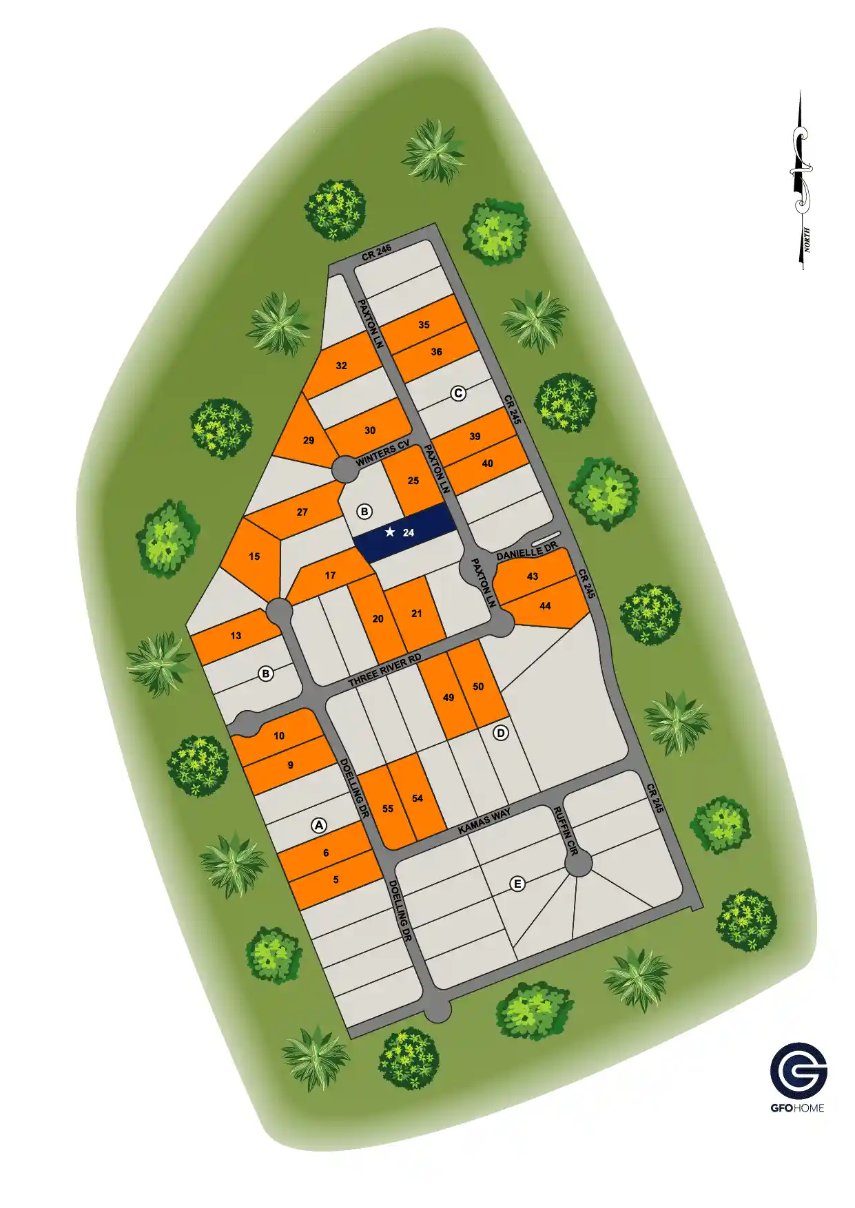 Feathergrass site plan
