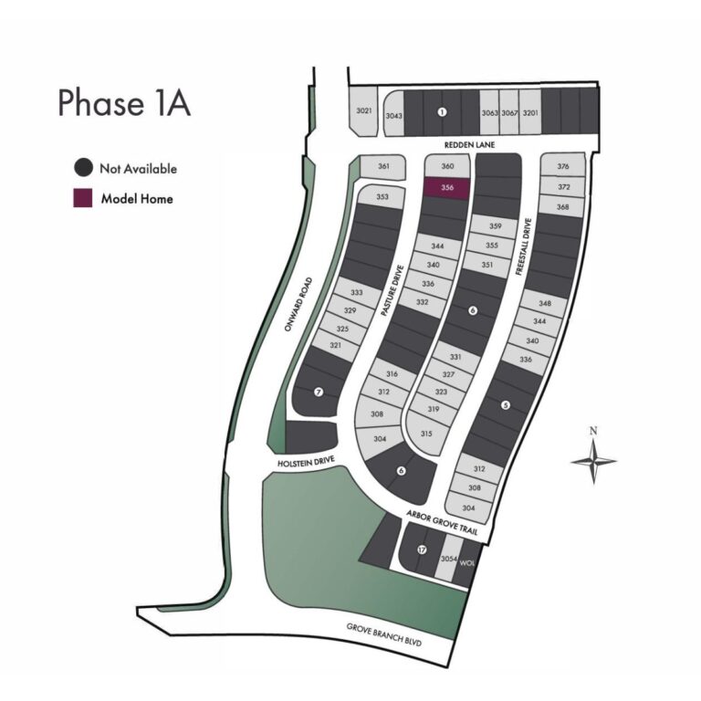 Redden Farms site plan