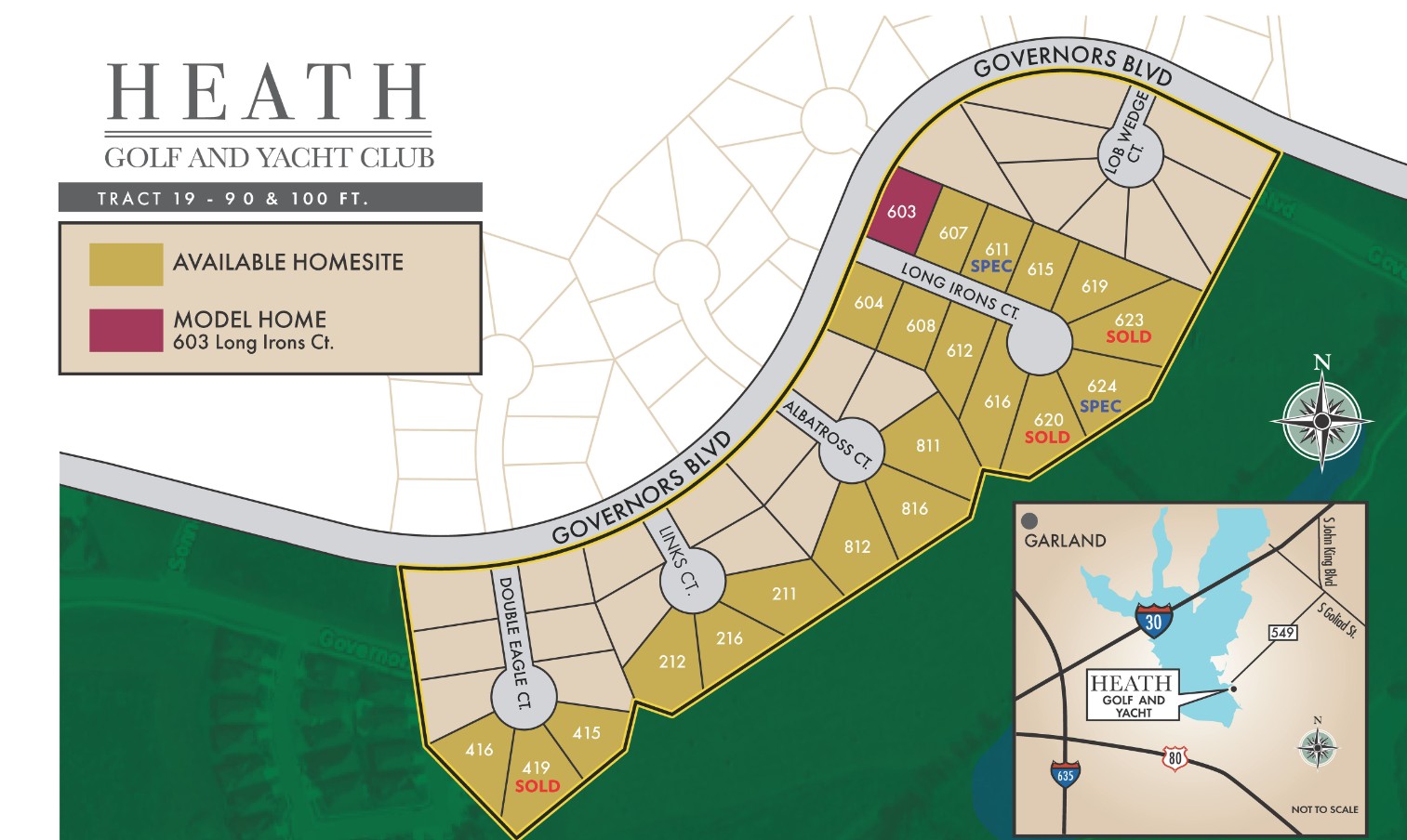 Heath Golf and Yacht Club site plan