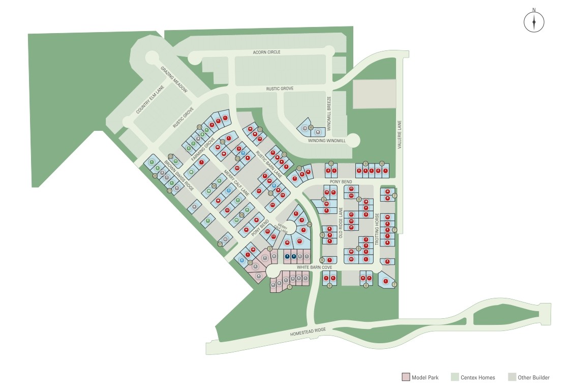 Corley Farms site plan