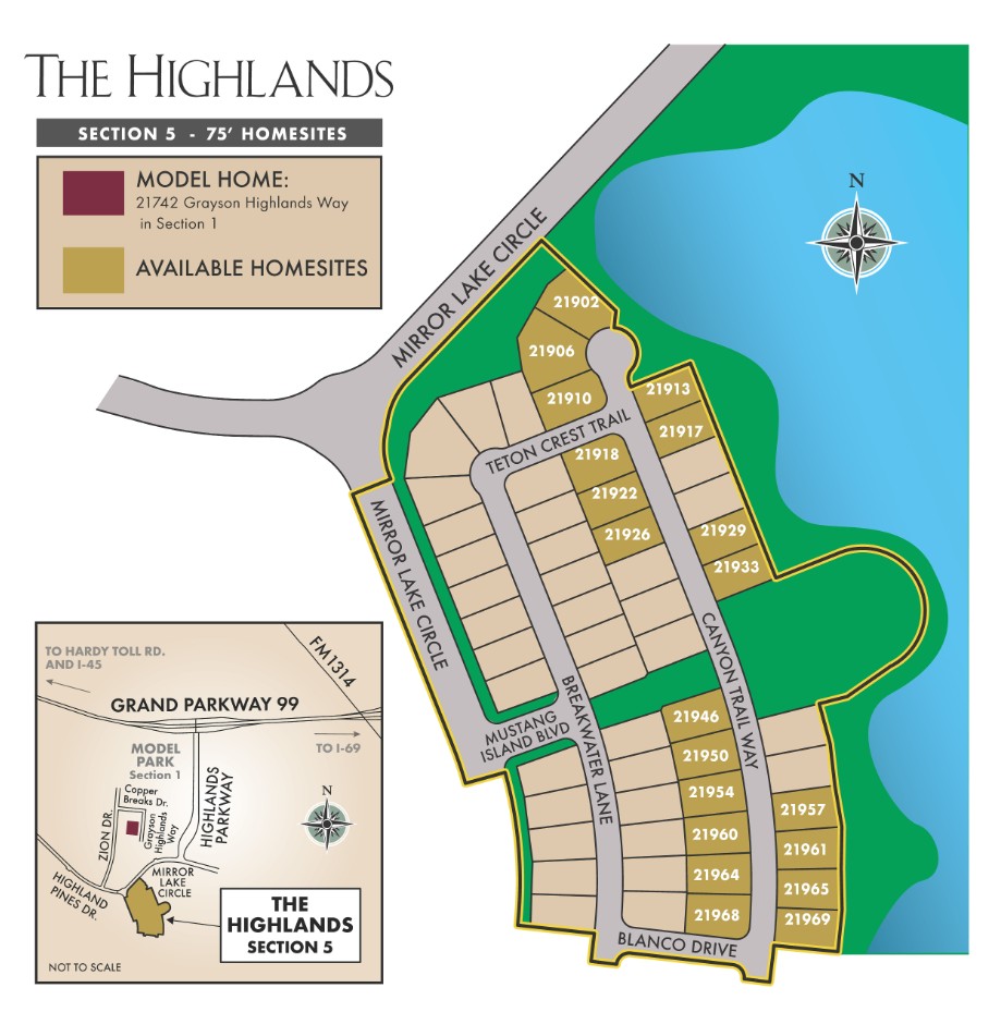 The Highlands site plan
