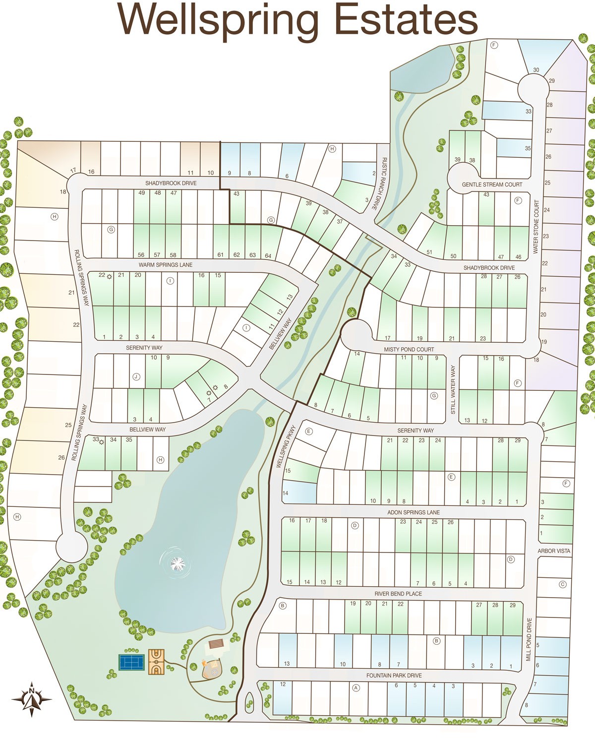 Wellspring Estates site plan