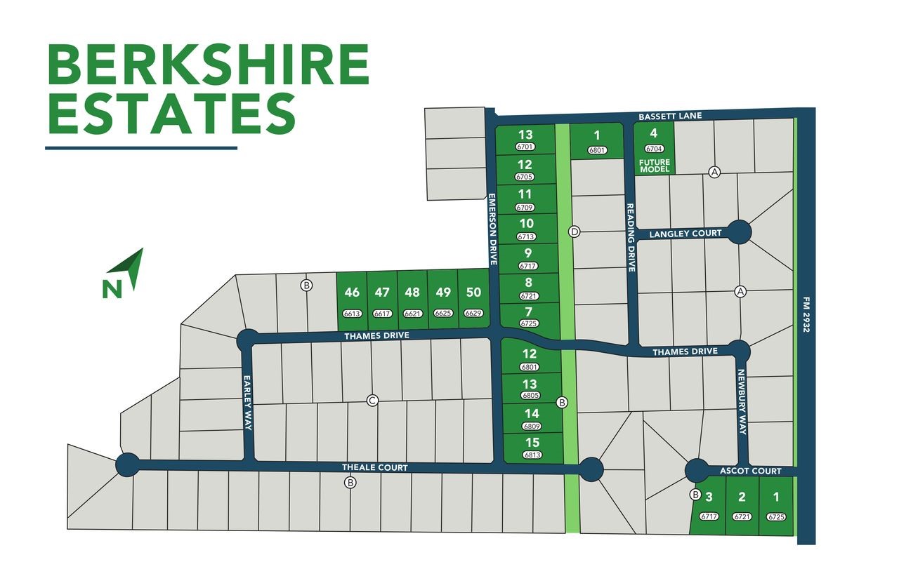 Berkshire Estates site plan