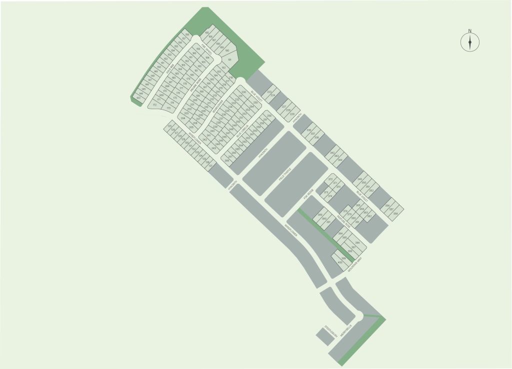 The Overlook at Creekside site plan