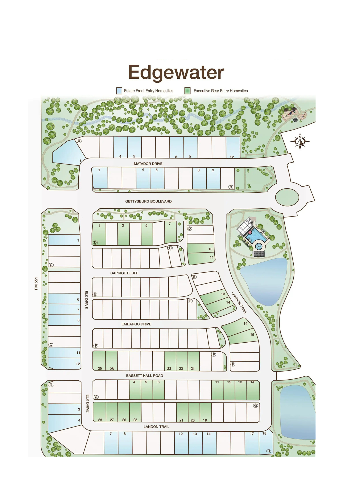 Edgewater site plan