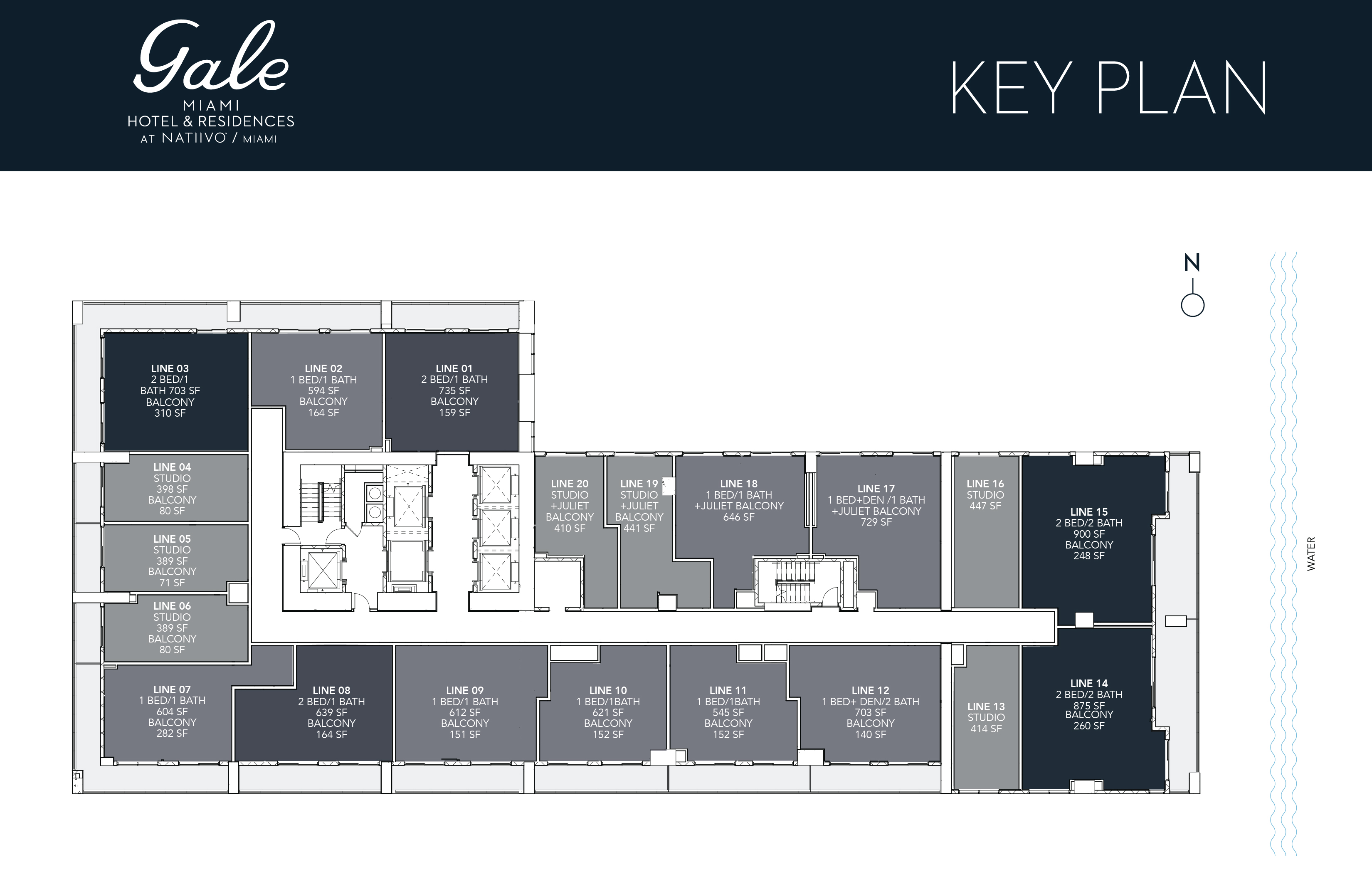 Gale Miami Hotel & Residences site plan