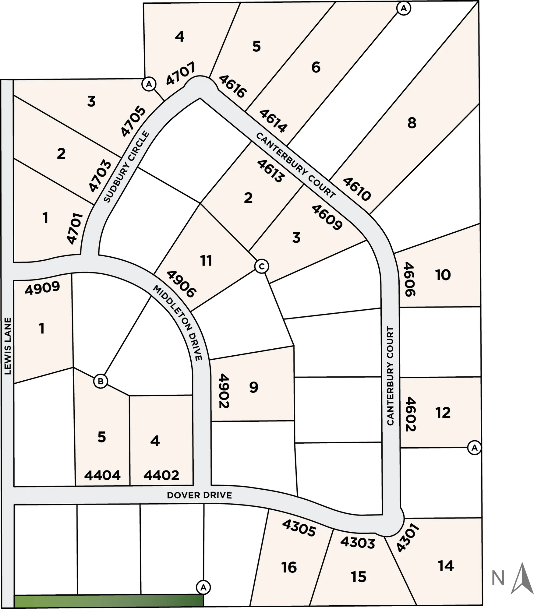 King's Crossing site plan