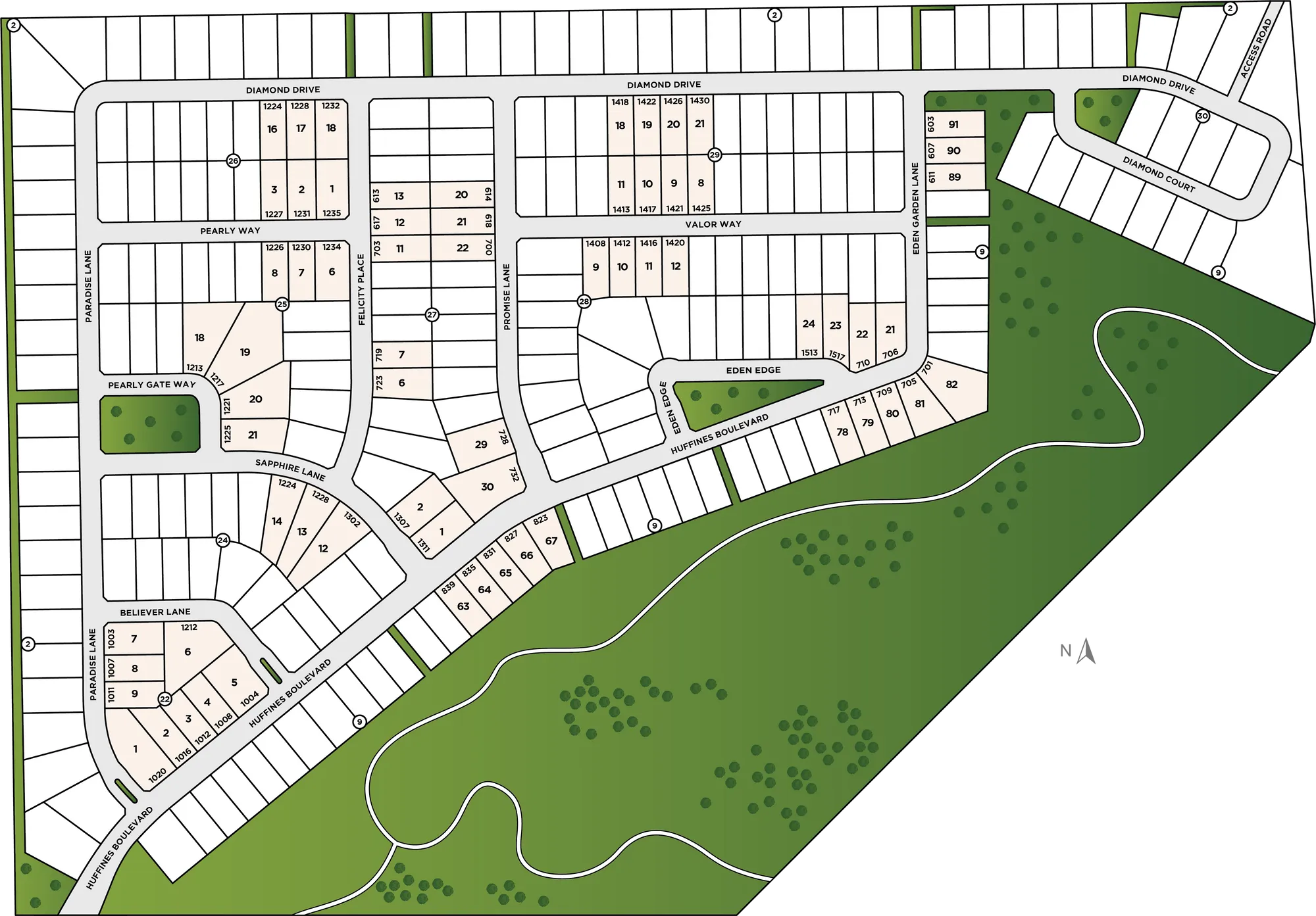 Inspiration - Paradise Village site plan