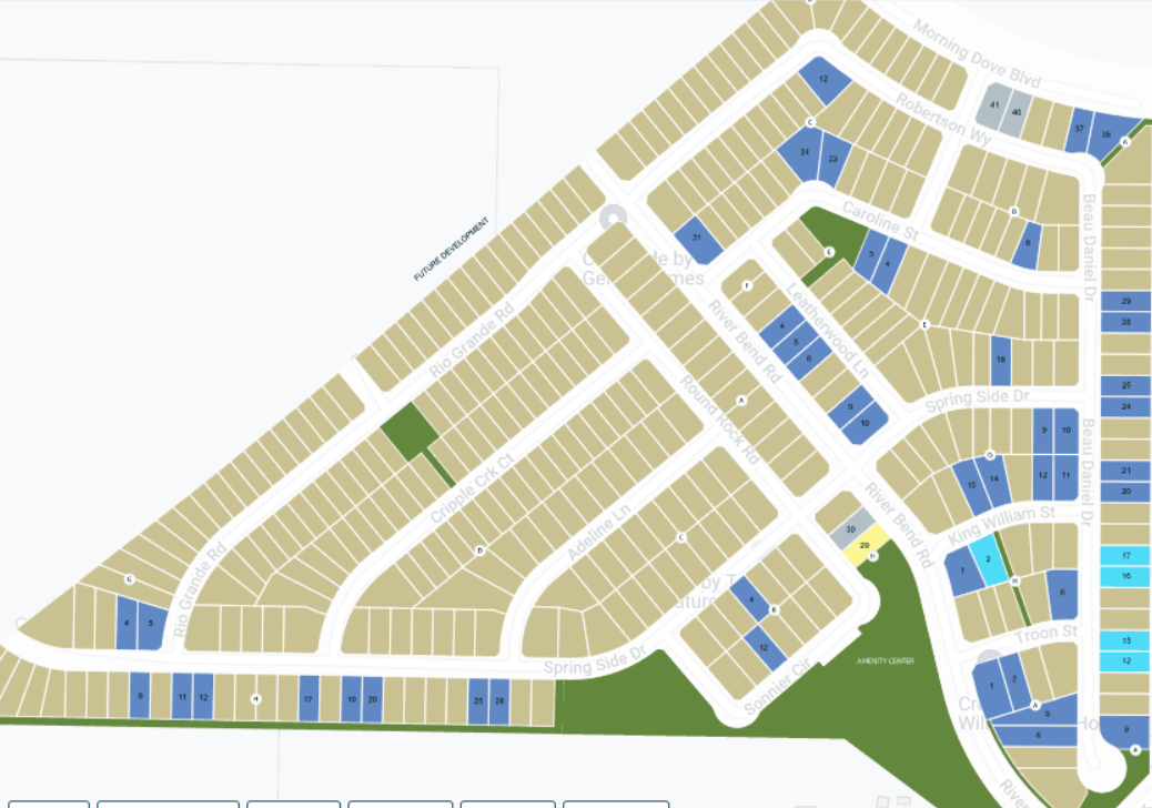 Creekside site plan