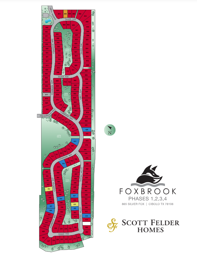 Foxbrook site plan