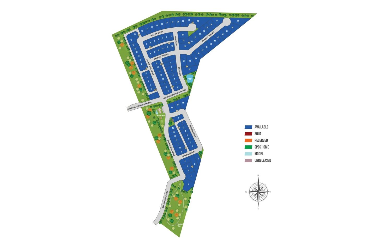 Heritage Towne site plan