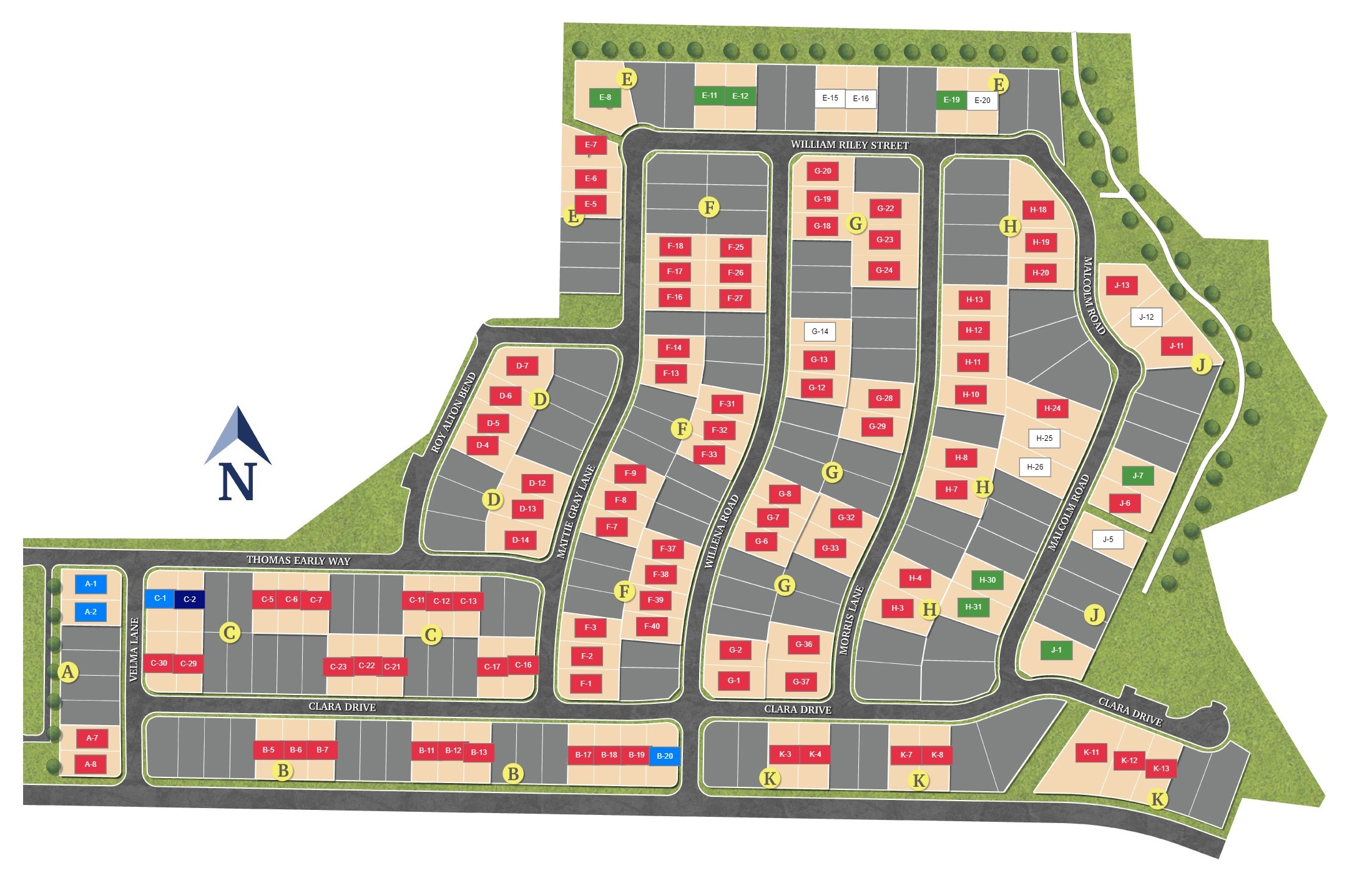 MILRANY RANCH site plan