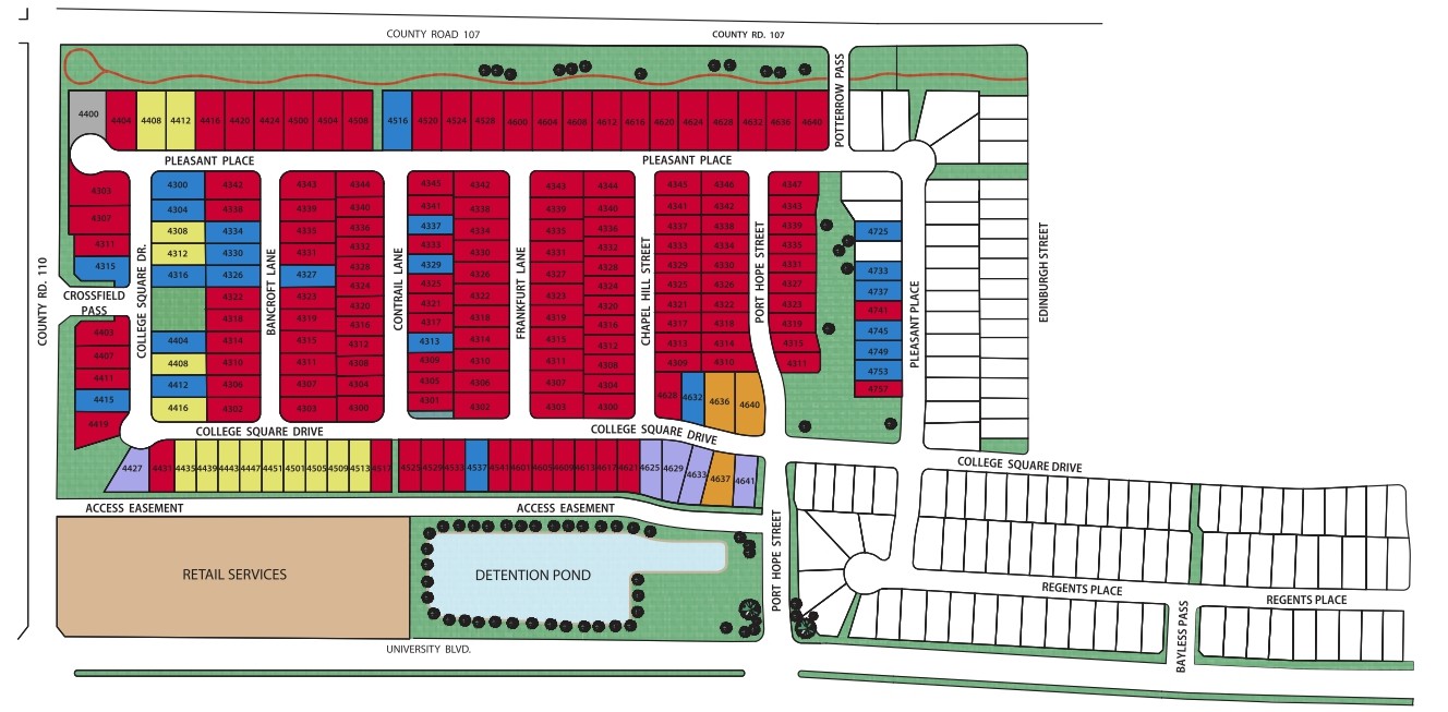 University Heights site plan
