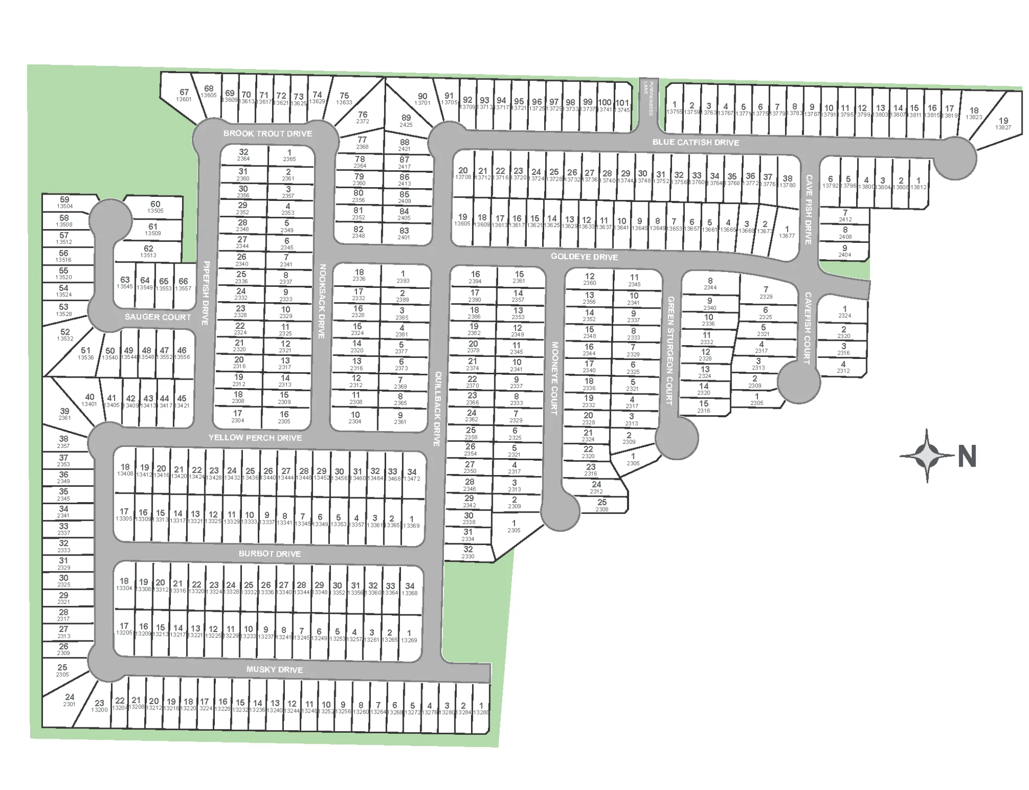 Rivers Edge site plan