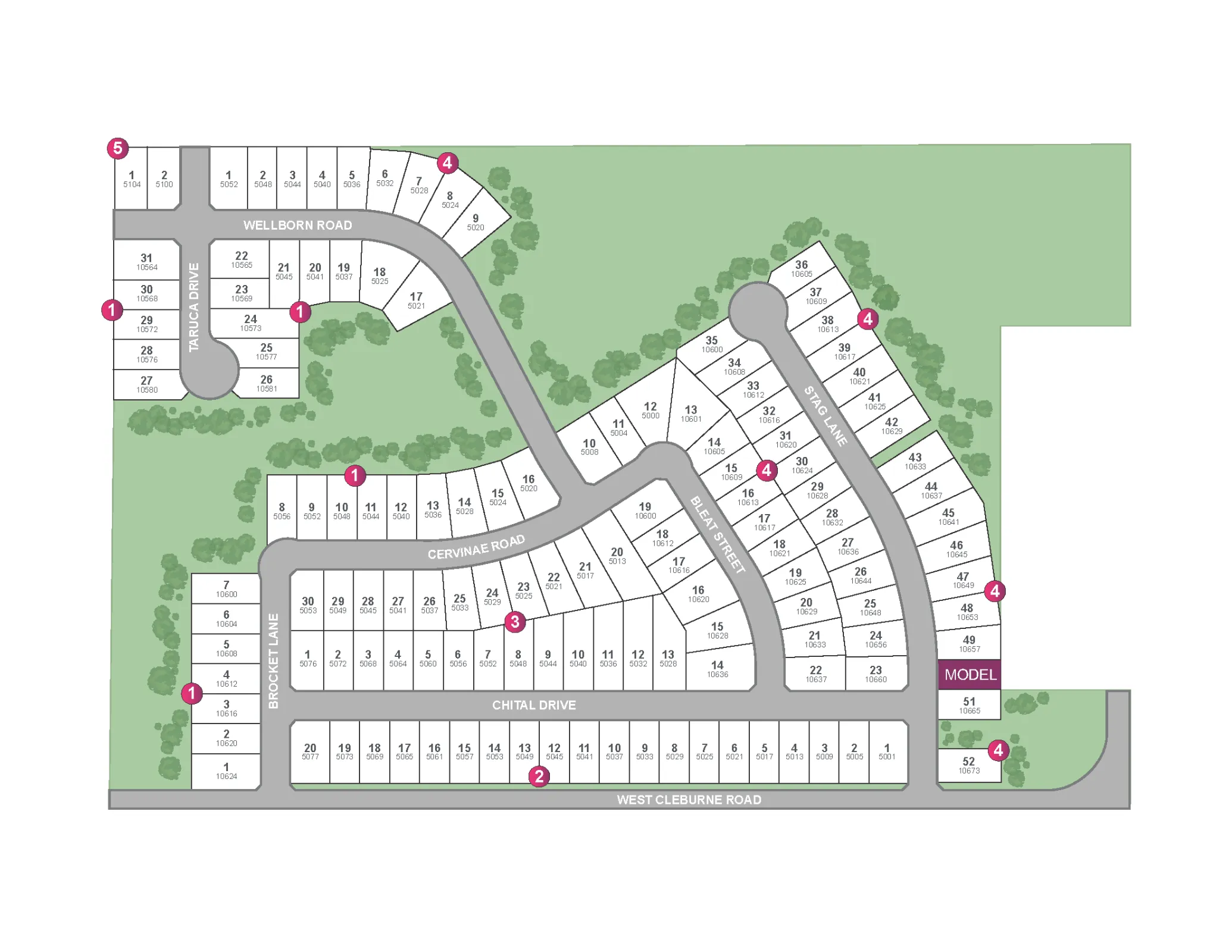 Deer Creek site plan