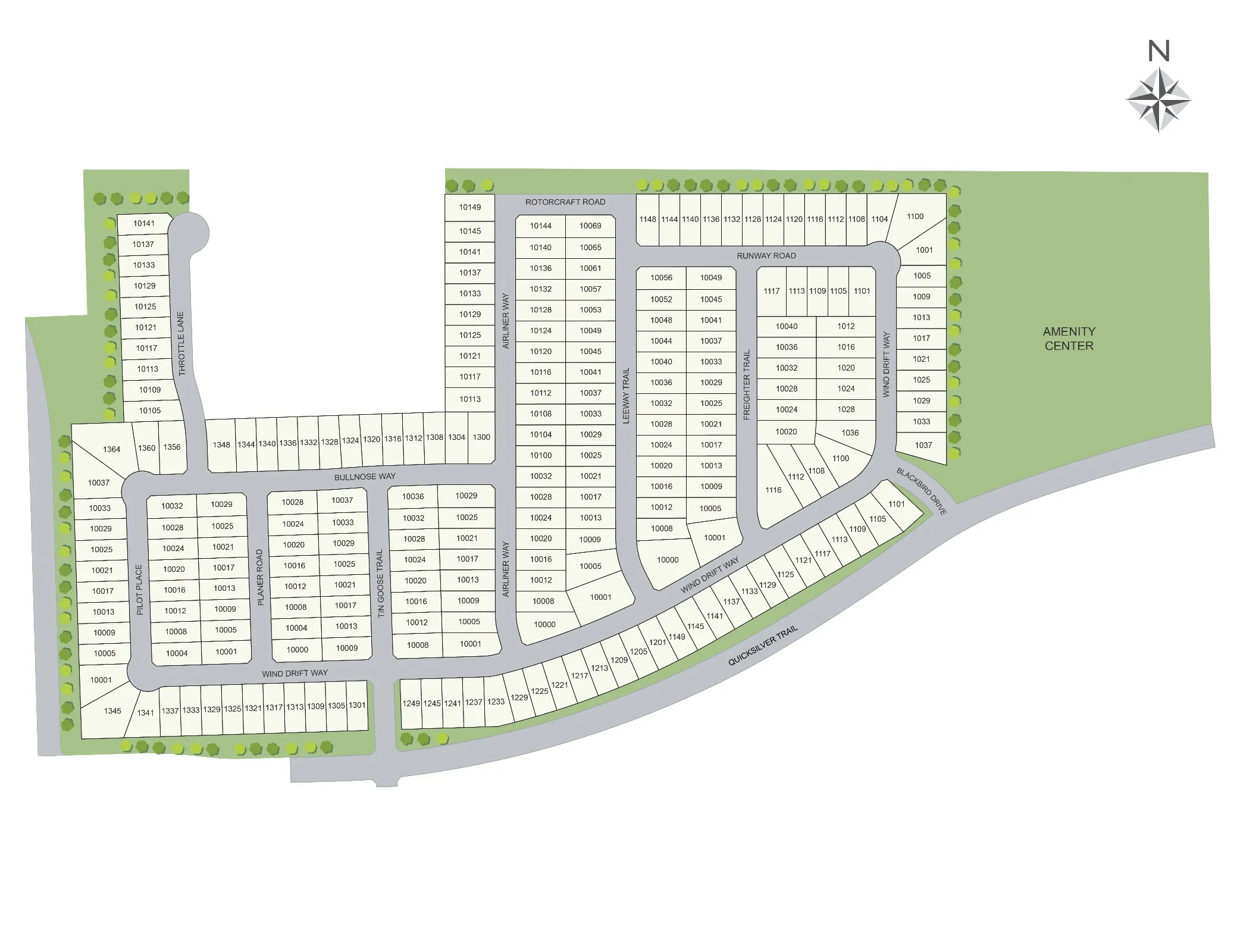 The Retreat at Fossil Creek site plan