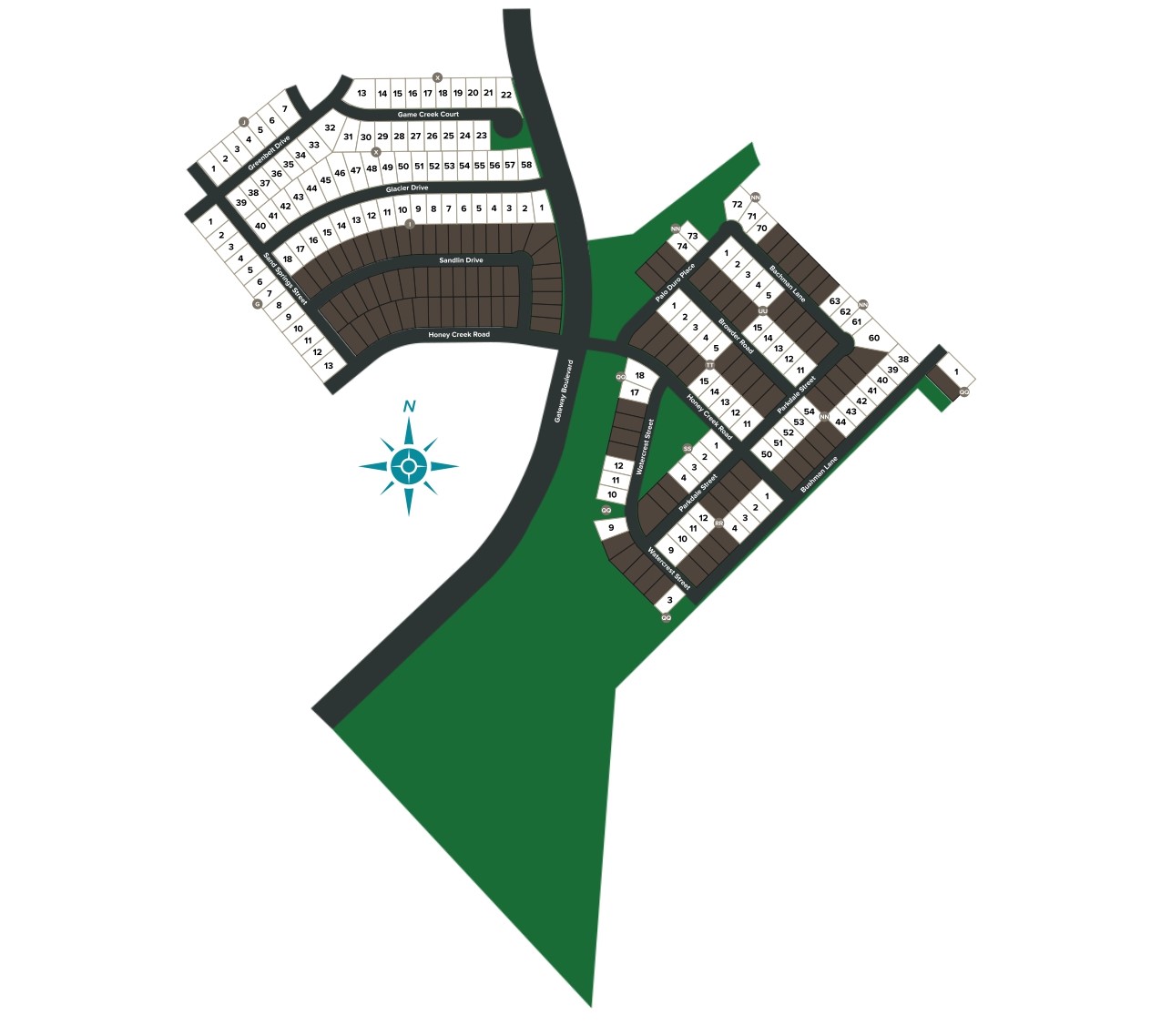 Gateway Parks site plan