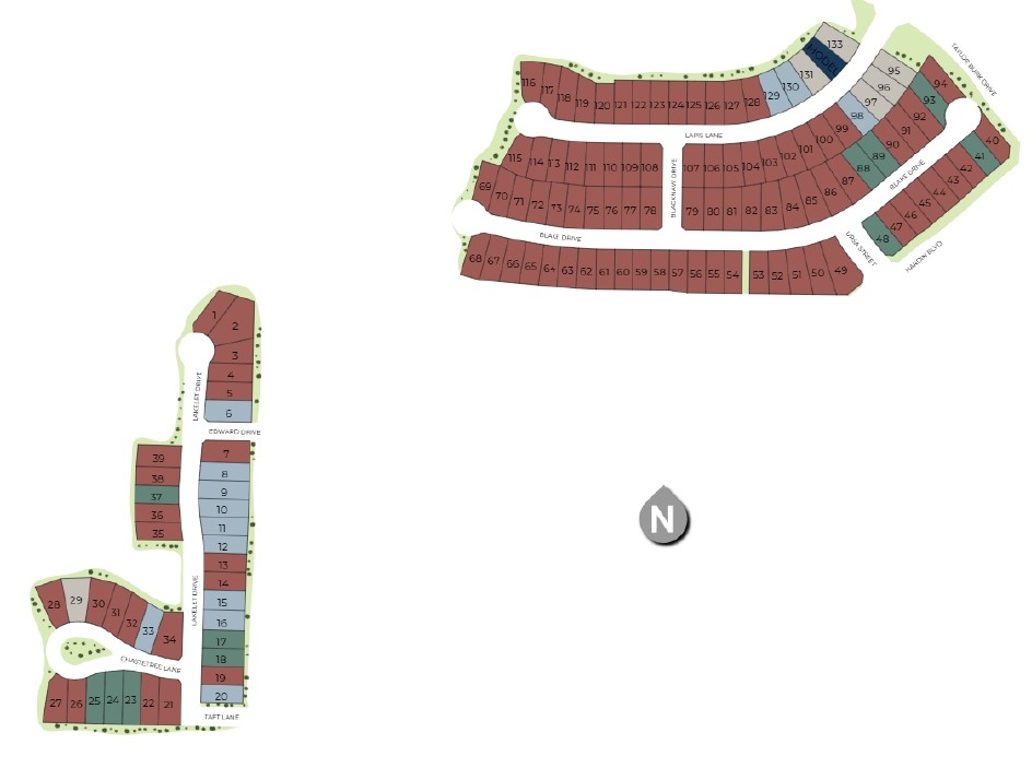 Painted Tree - West site plan