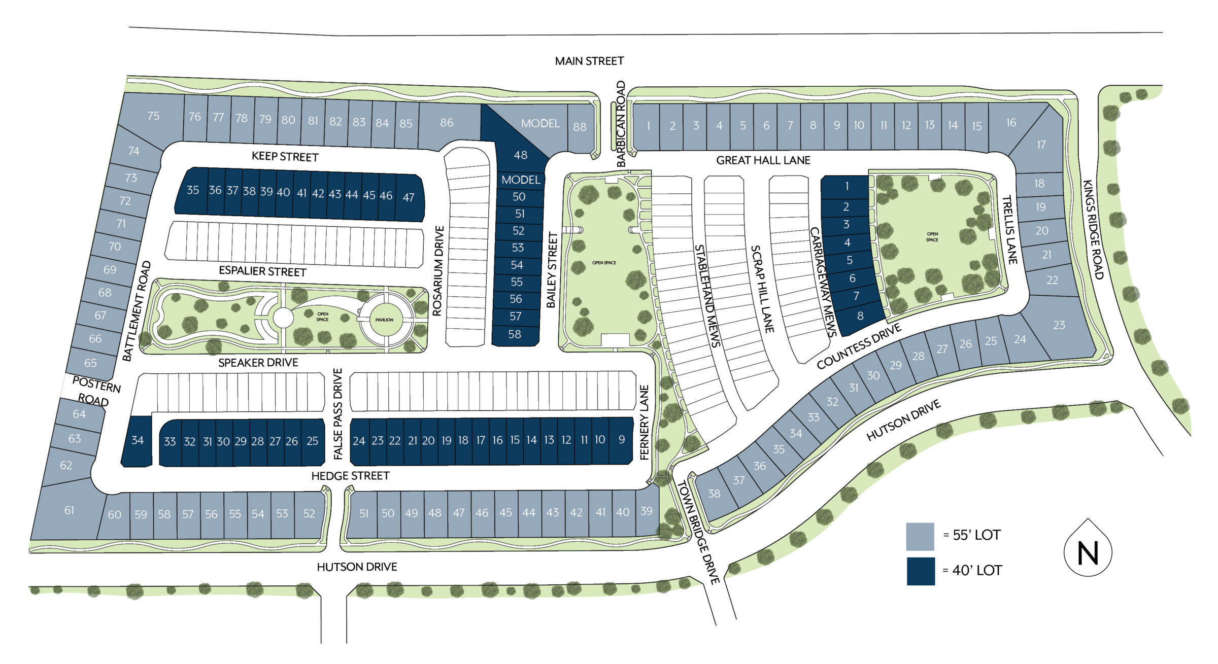 Village on Main Street site plan
