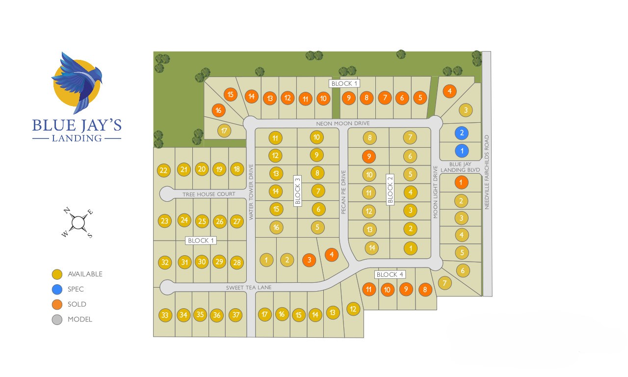Blue Jay's Landing site plan