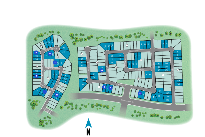 Cypress Green site plan