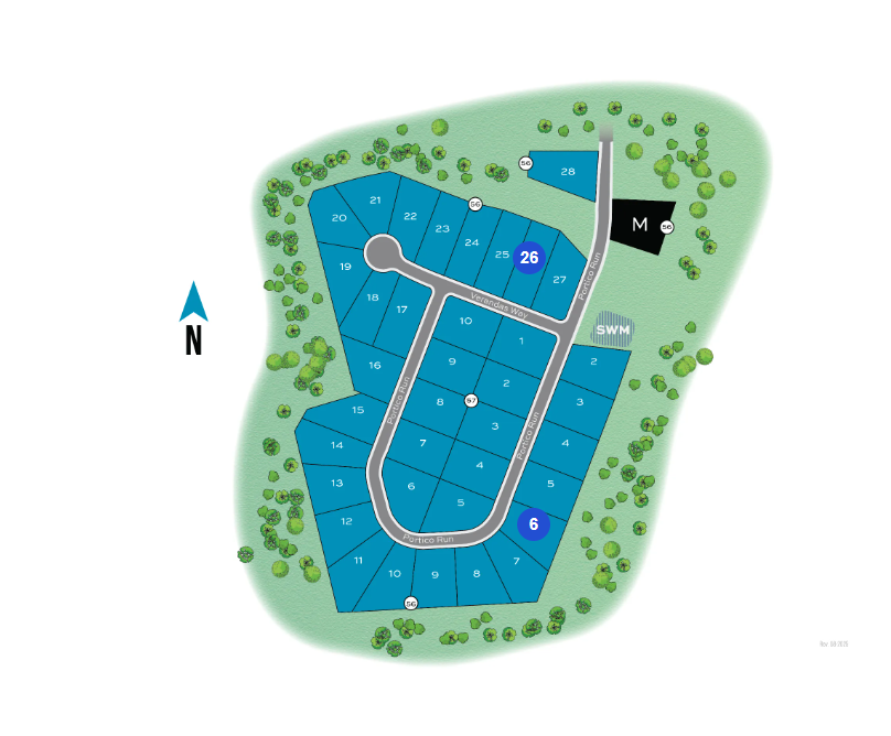 Verandas at the Rim site plan