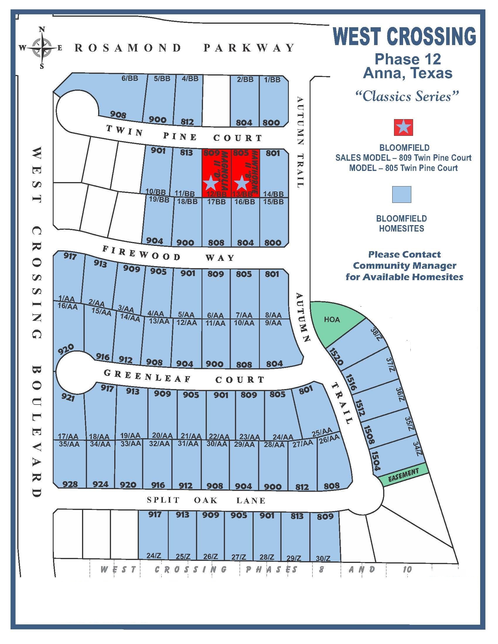 West Crossing site plan