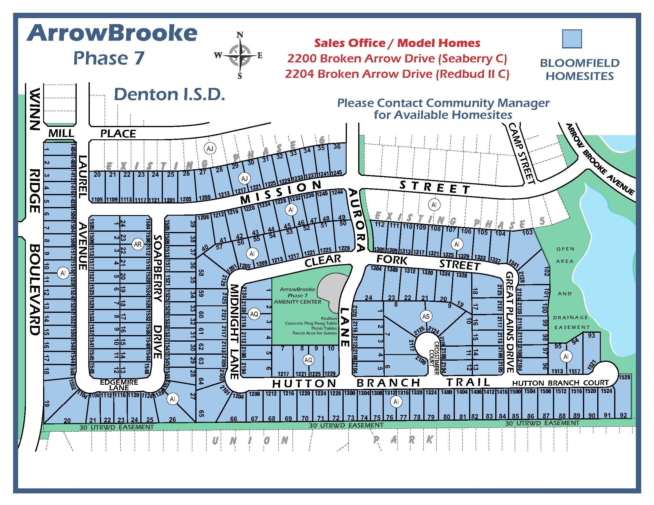 Arrow Brooke site plan