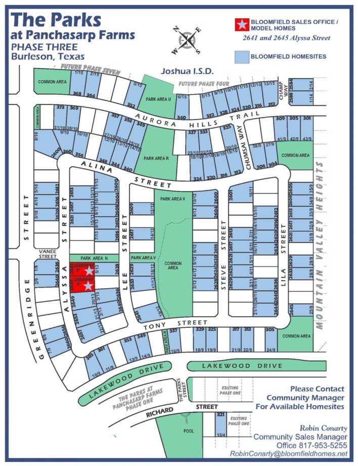 Parks at Panchasarp Farms site plan