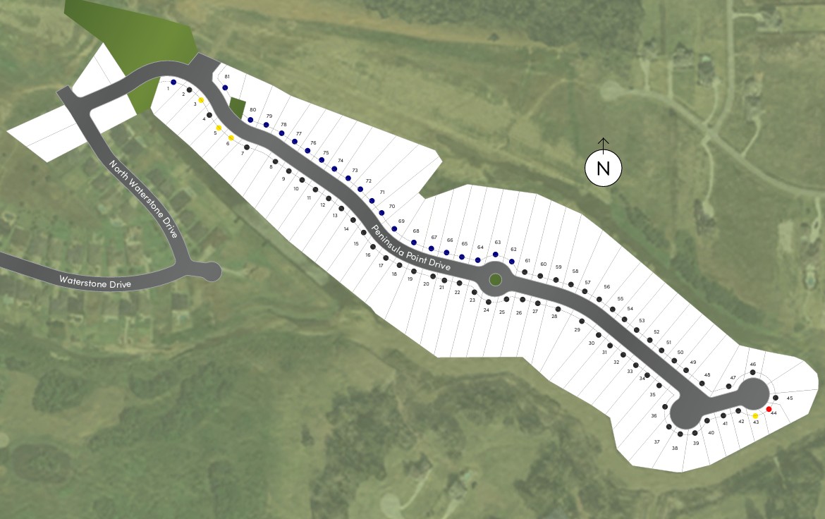 WATERSTONE ON LAKE CONROE site plan
