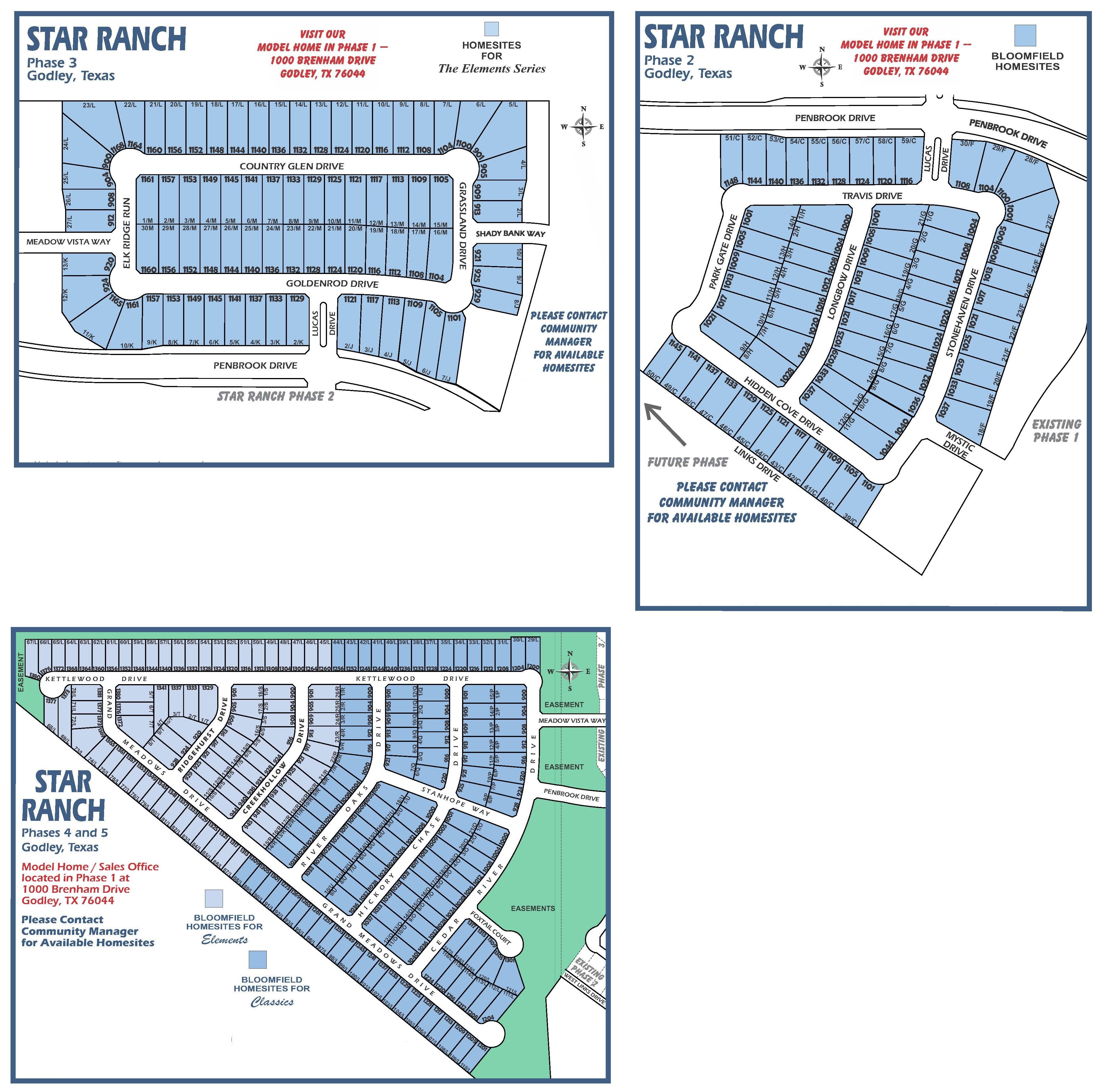 Star Ranch site plan