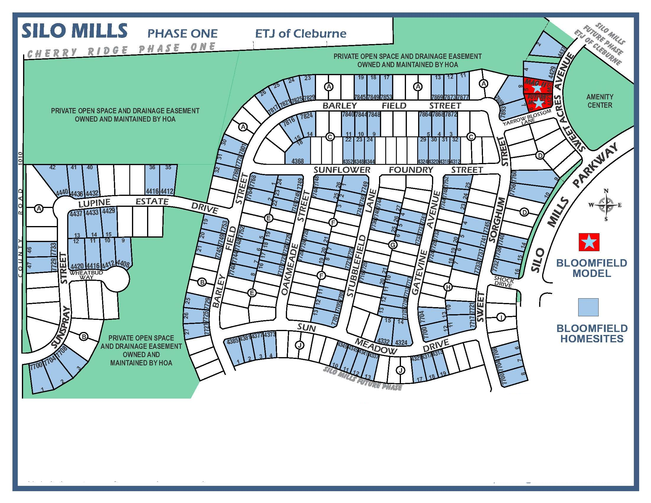 Silo Mills site plan