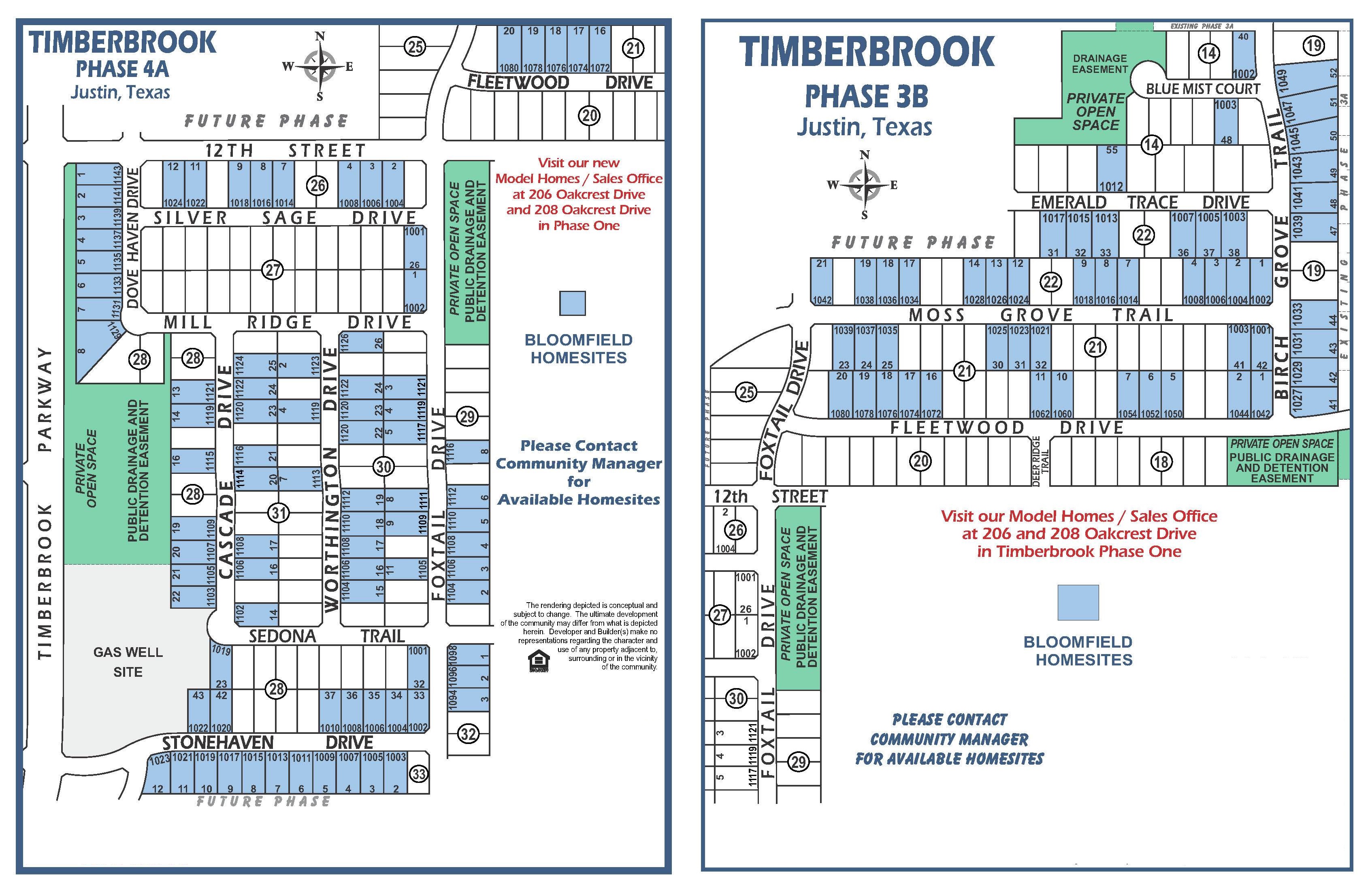 Timberbrook site plan