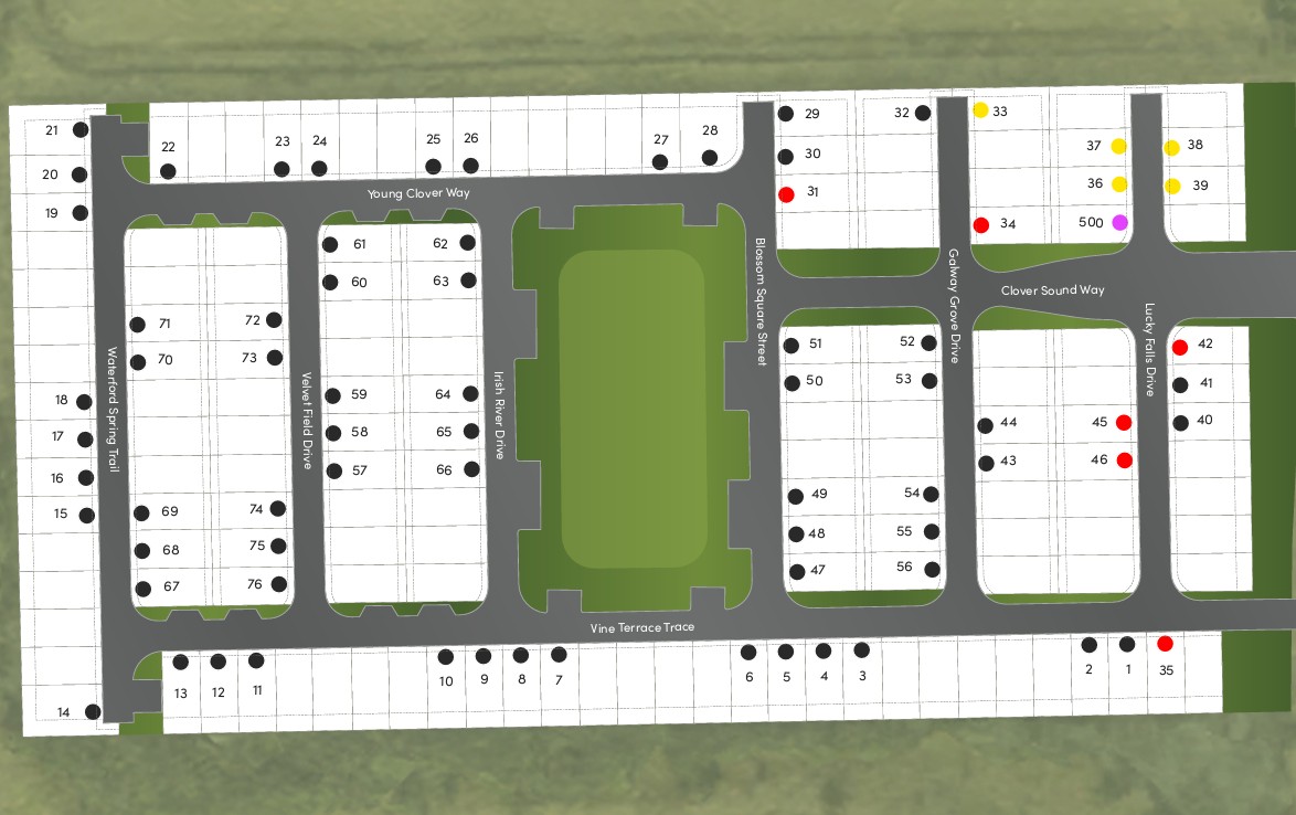 CLOVERDALE site plan