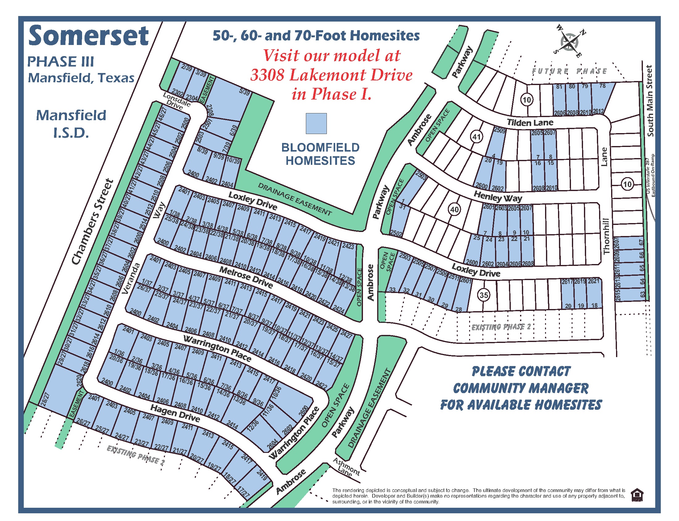 Somerset site plan