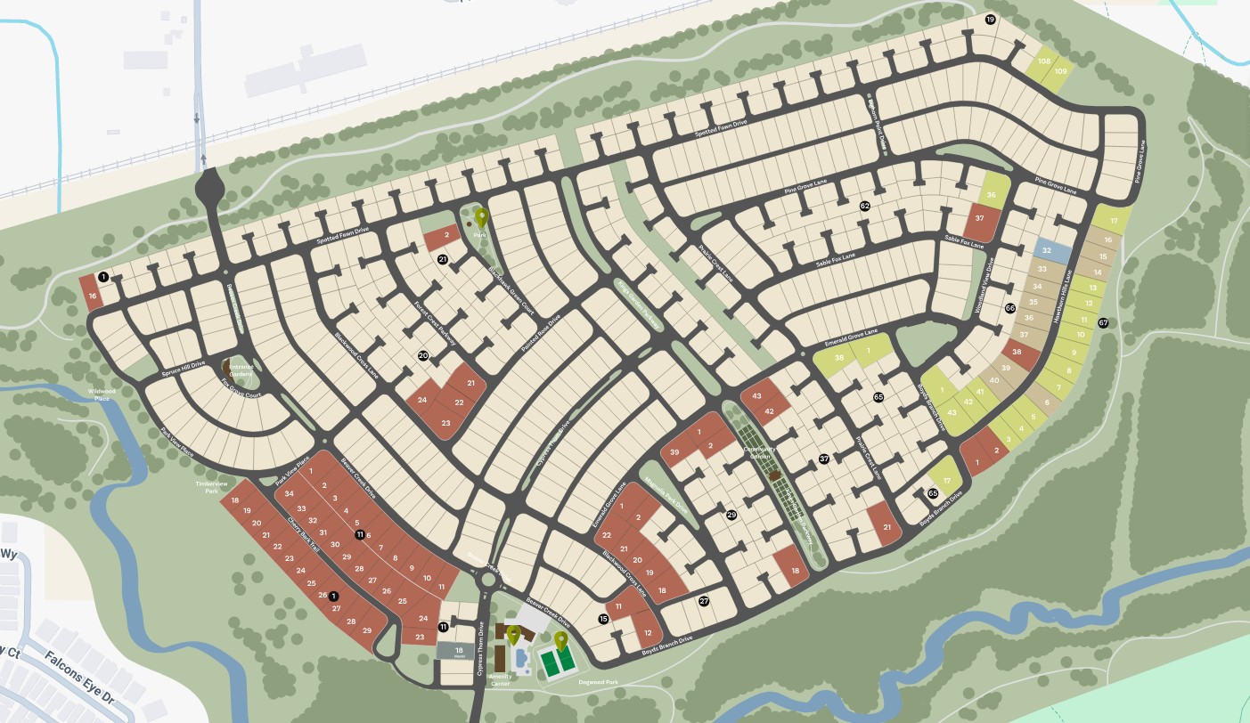 Viridian - Elements site plan