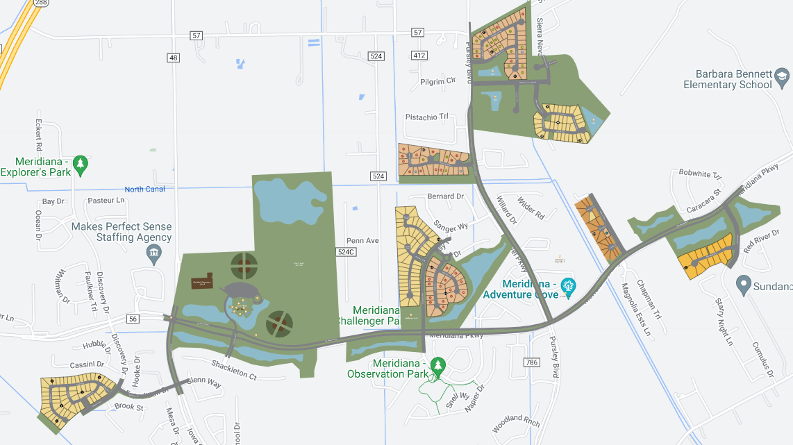 Meridiana 80 site plan