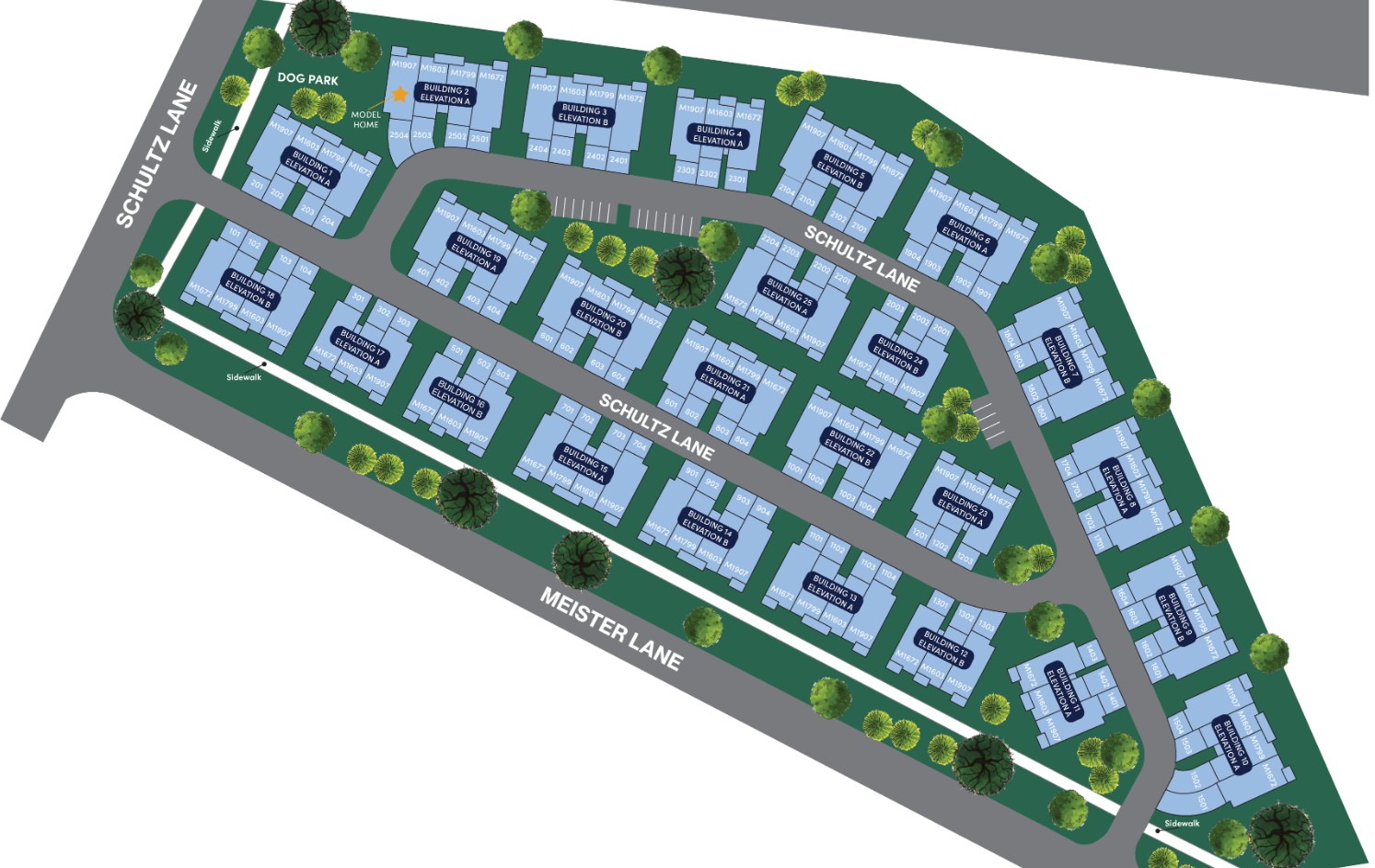 CENTER 45 site plan