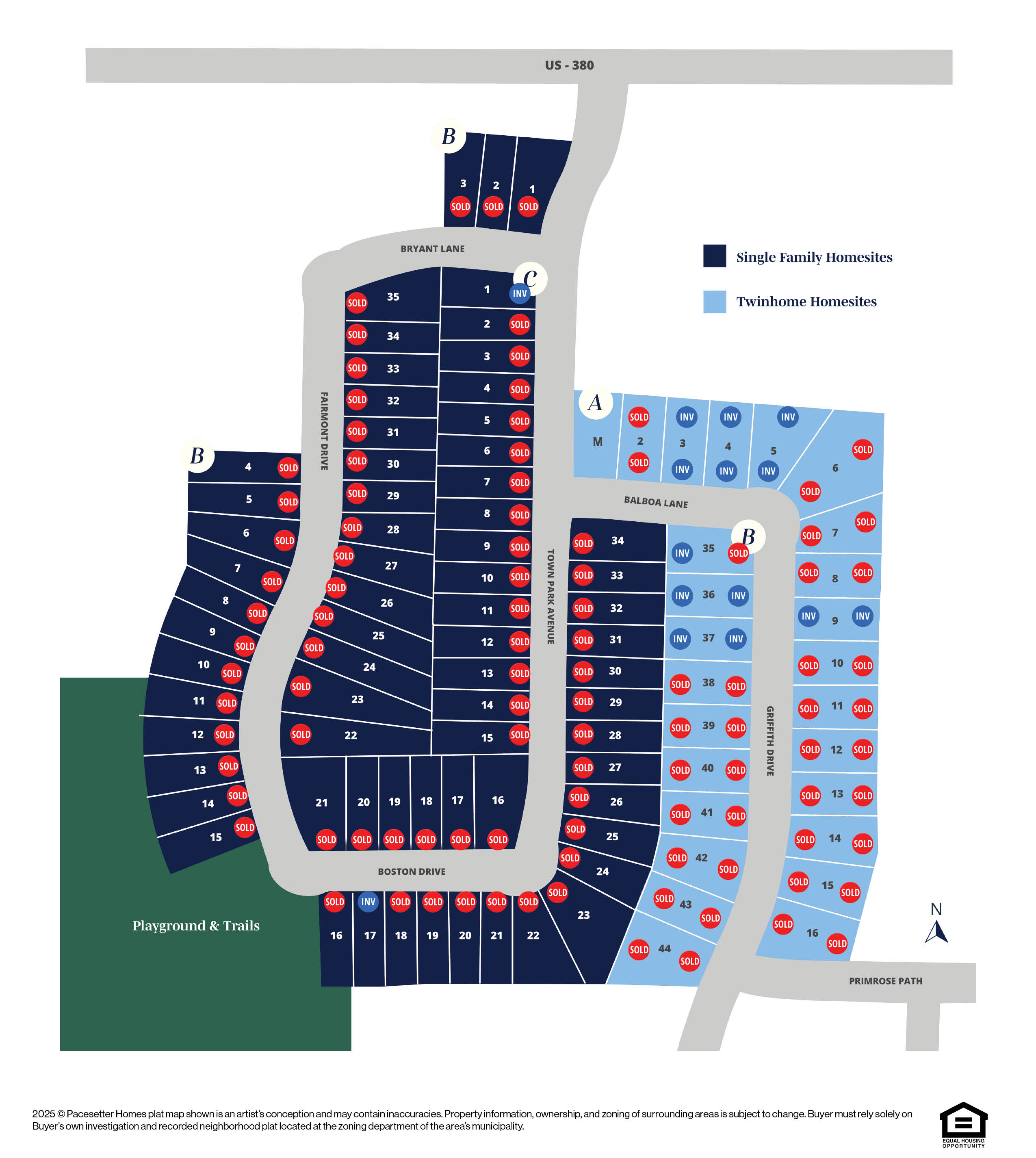 TOWN PARK site plan