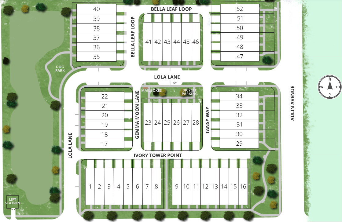 AULIN SQUARE site plan