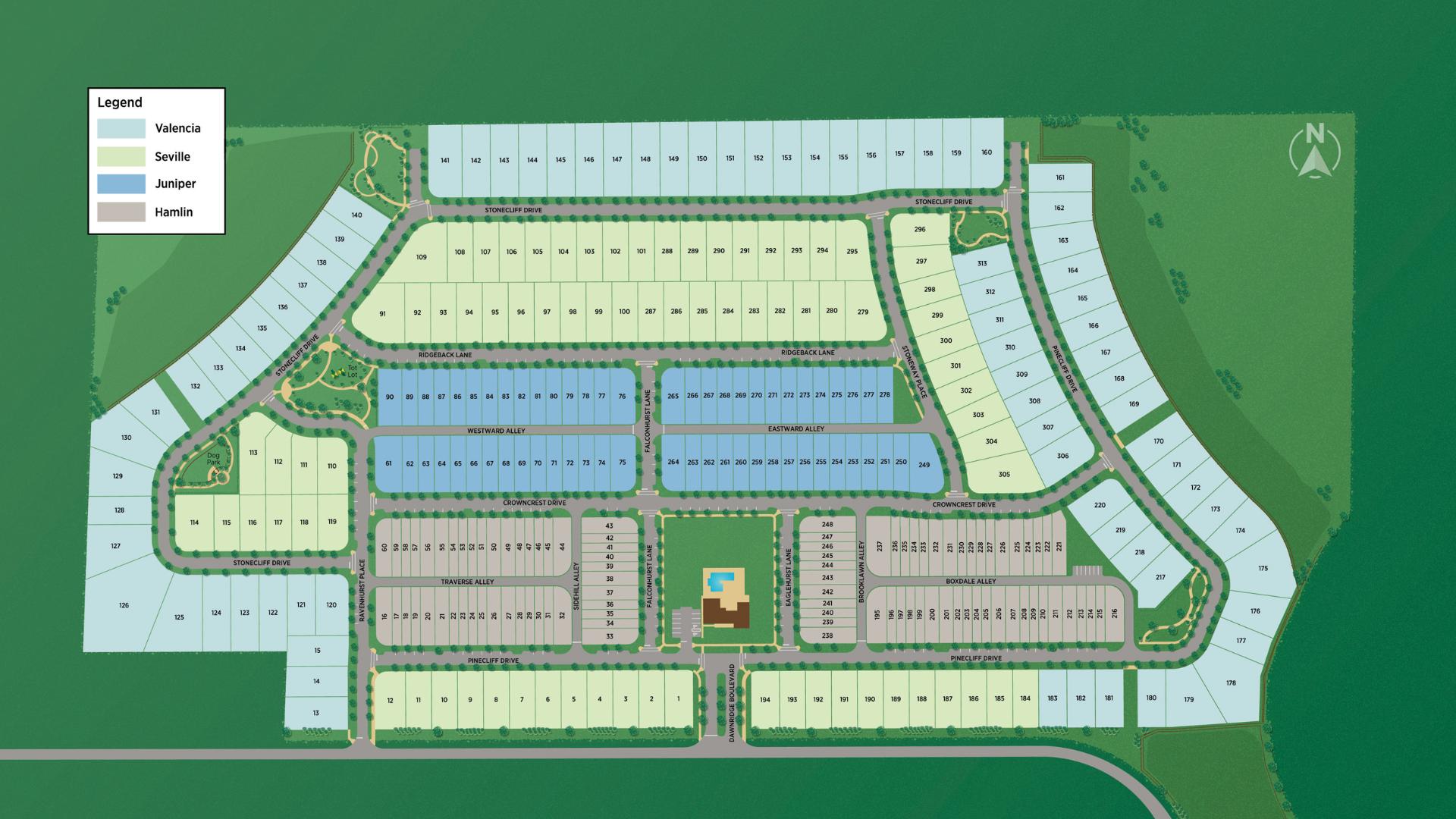 Bronson Peak site plan