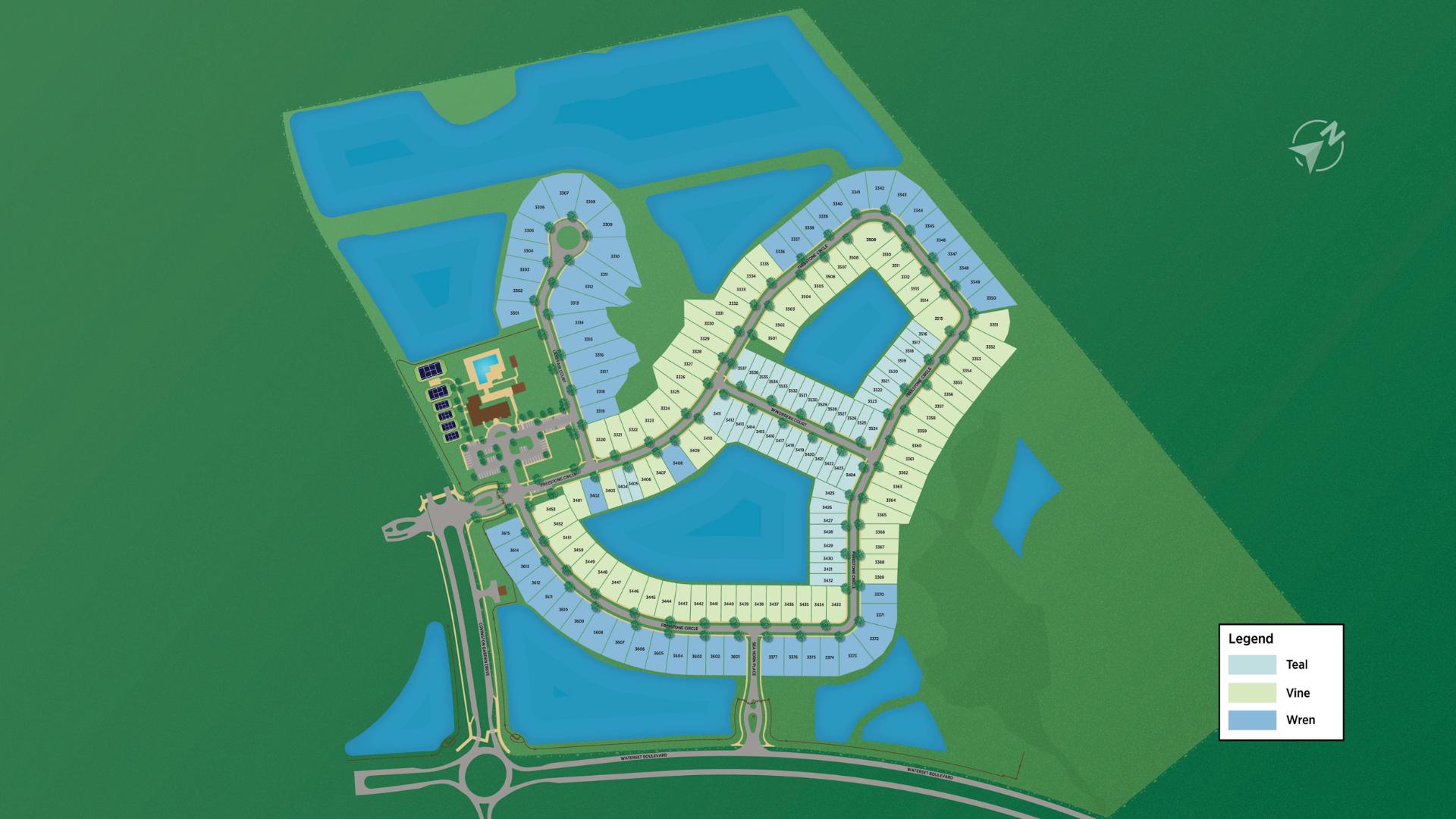 Regency at Waterset site plan