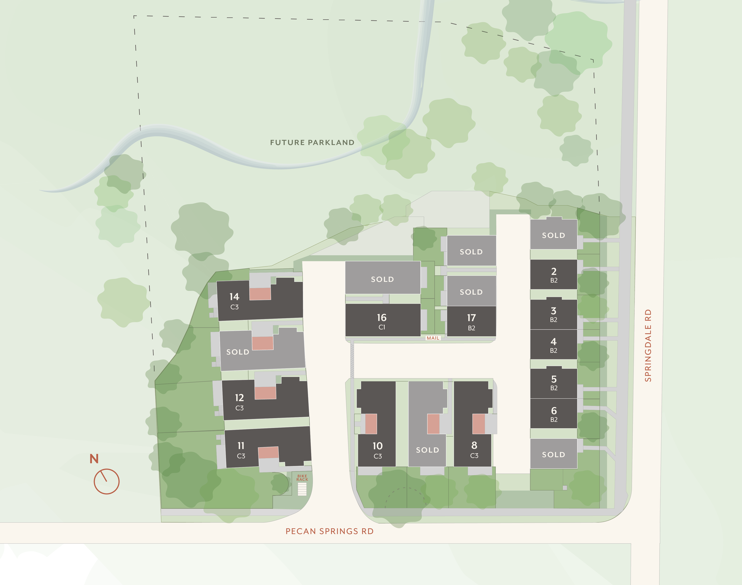 Hacienda Springdale site plan