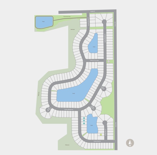 Hawkes Meadow site plan