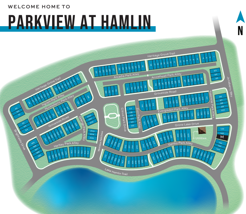 Parkview at Hamlin site plan