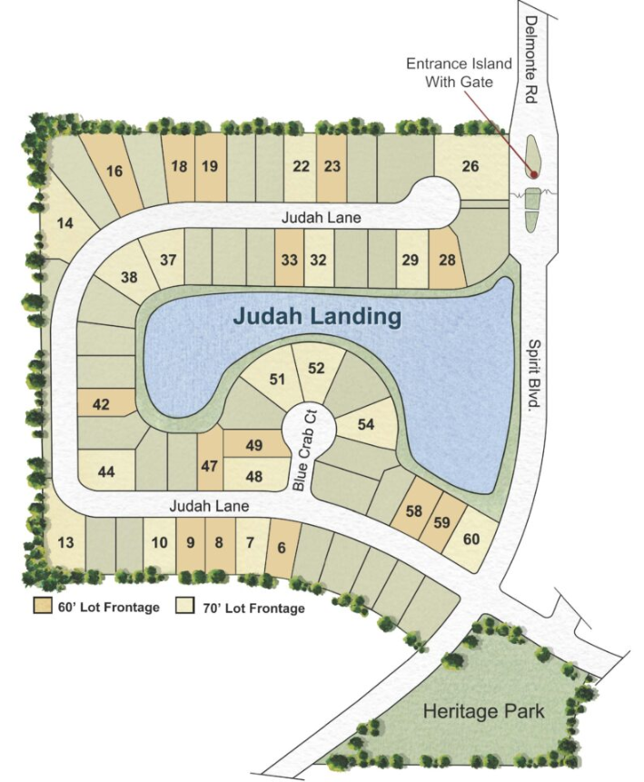 Spirit Of Sebastian site plan