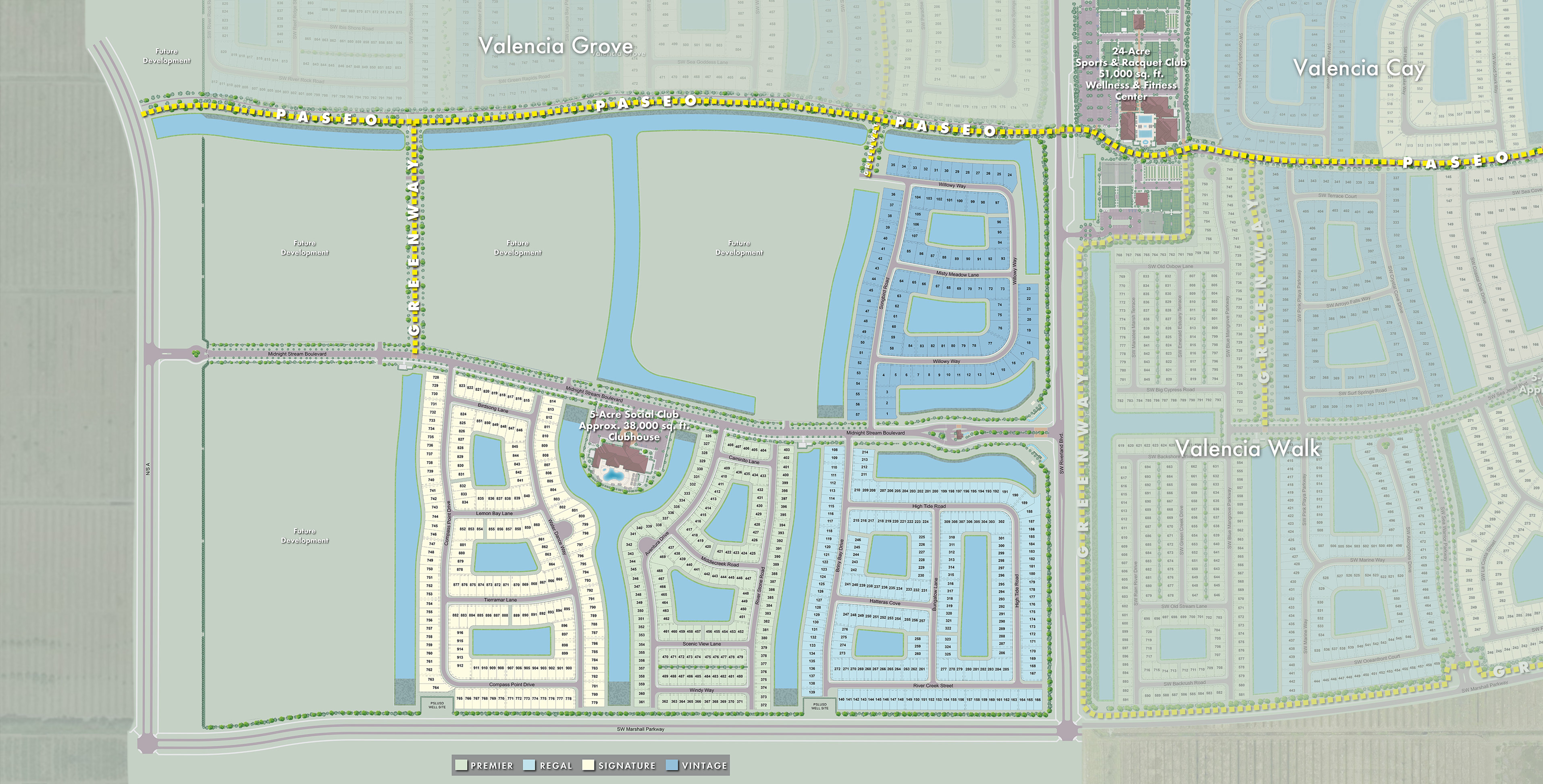 Valencia Parc at Riverland site plan